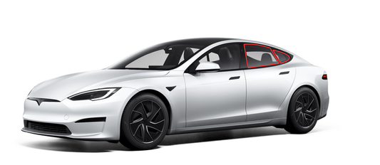 Tesla Model S Vitres Teintées Arrière