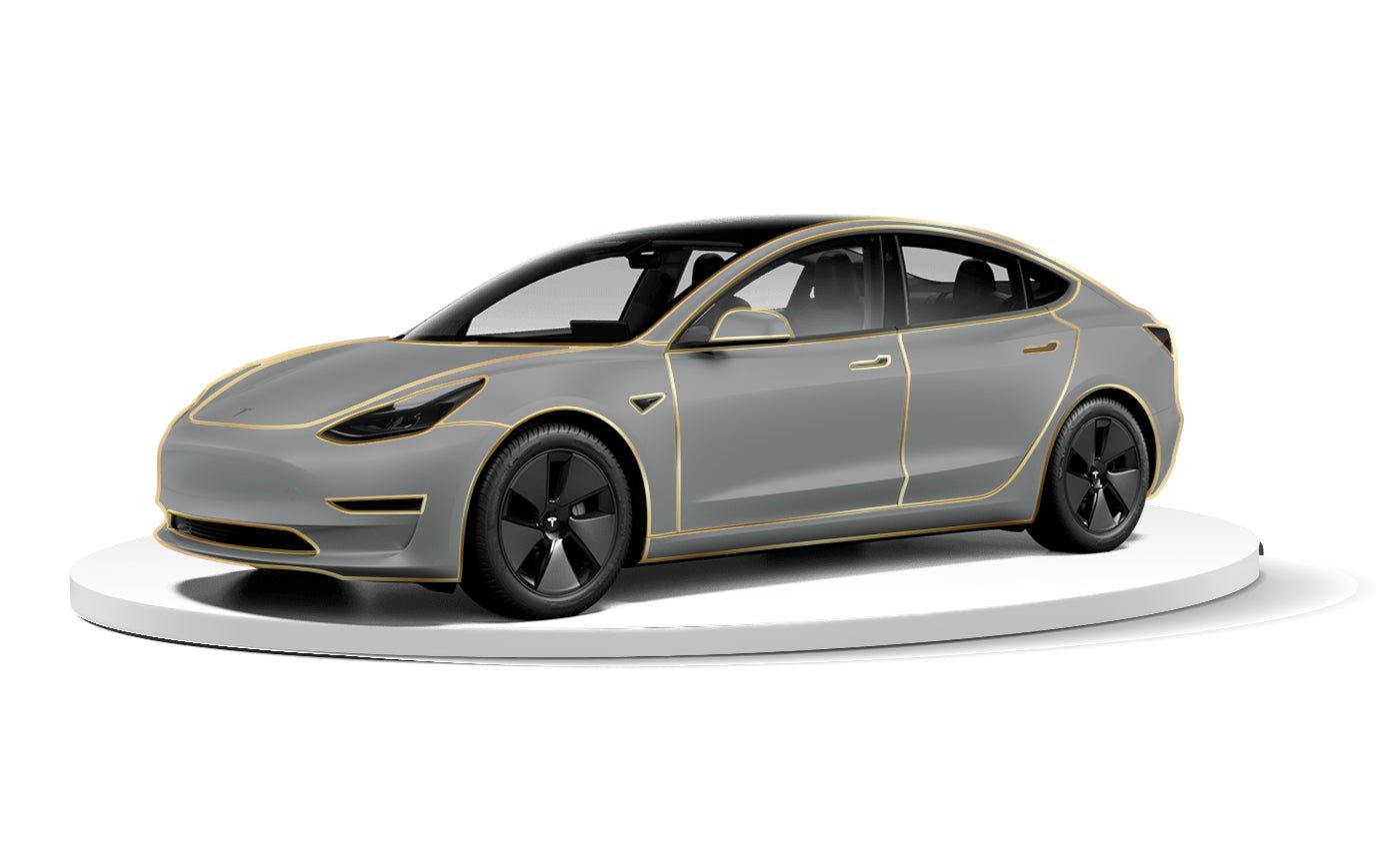 Kit PPF Tesla Model 3 Transparent - PPF Your Tesla